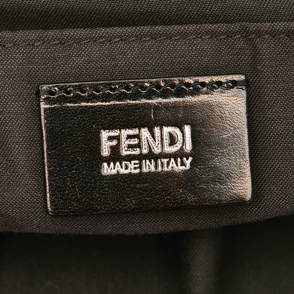 FENDI Zucchino Nylon Shoulder Bag - Picture 7 of 9